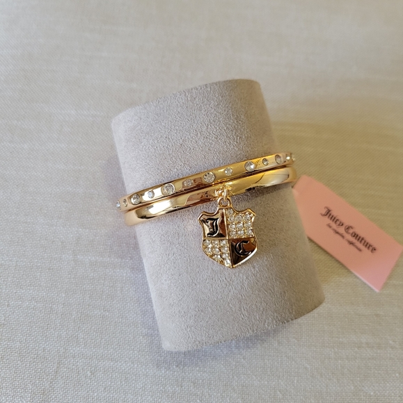 🩷🩷JUICY COUTURE DOUBLE BANGLE BRACELET🩷🩷 - Picture 3 of 6